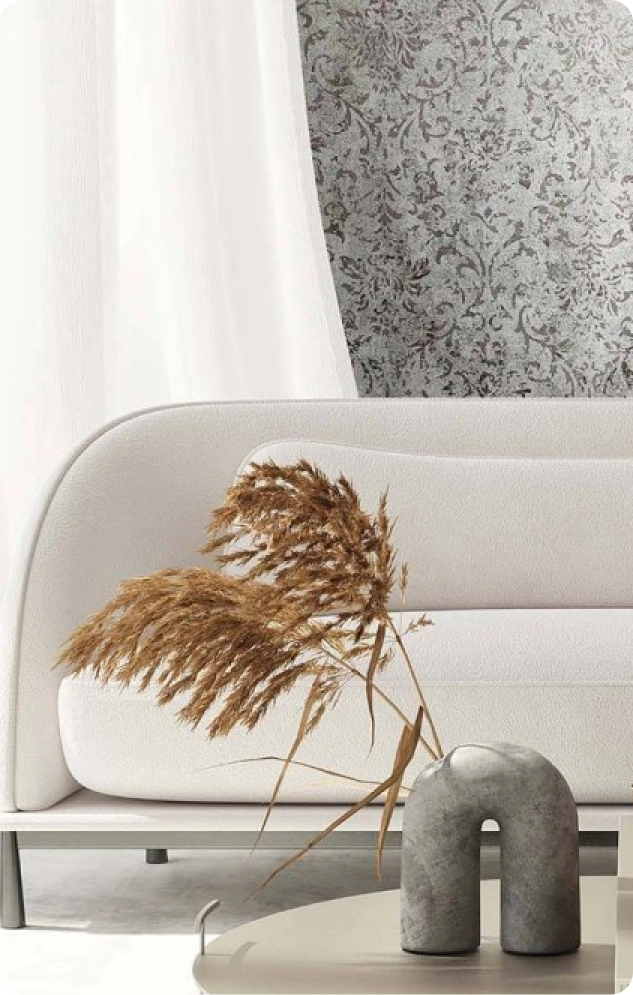 Vintage metallic with grey color wallpaper